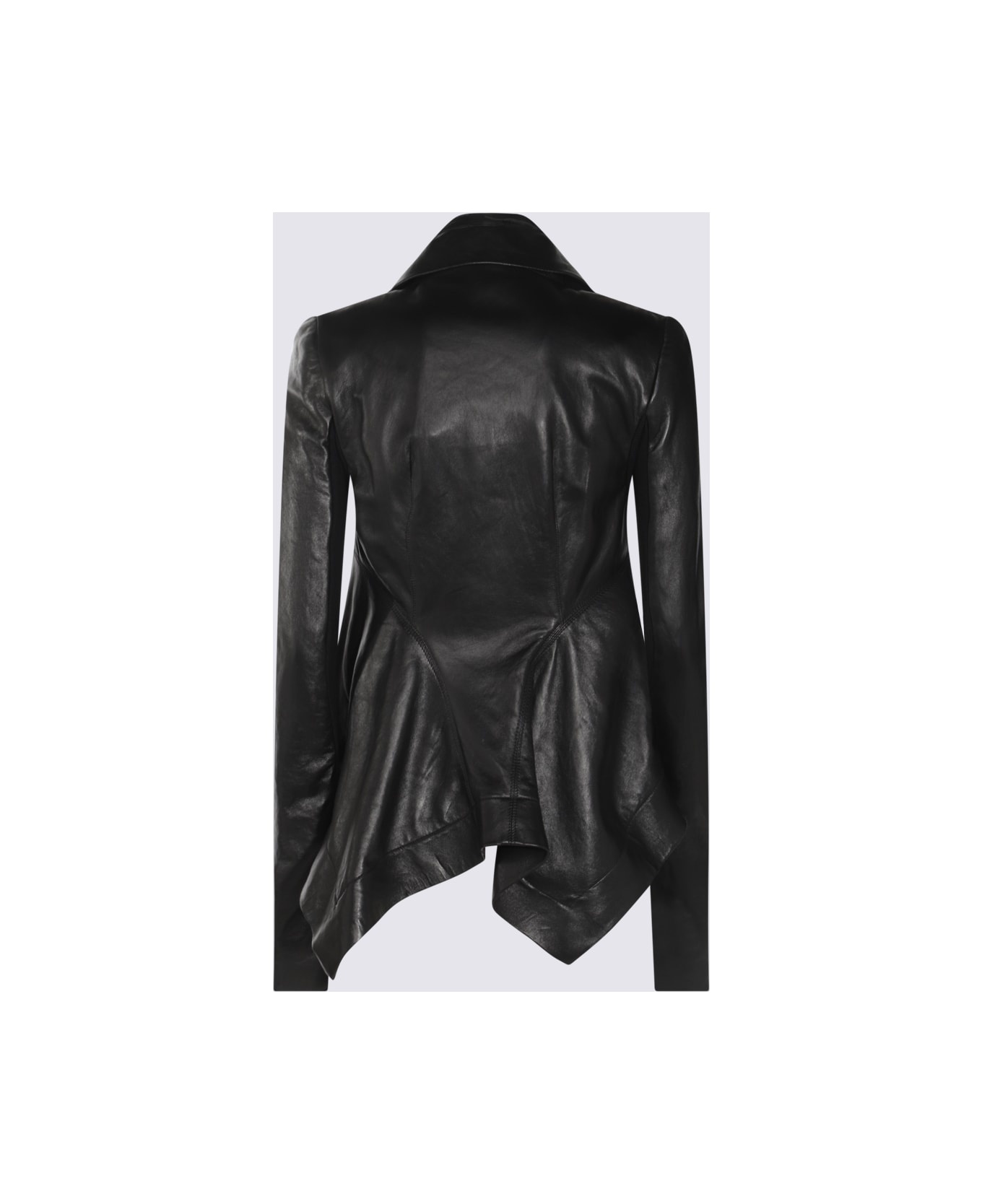 Rick Owens Black Leather Jacket | italist | REVERSIBLE
