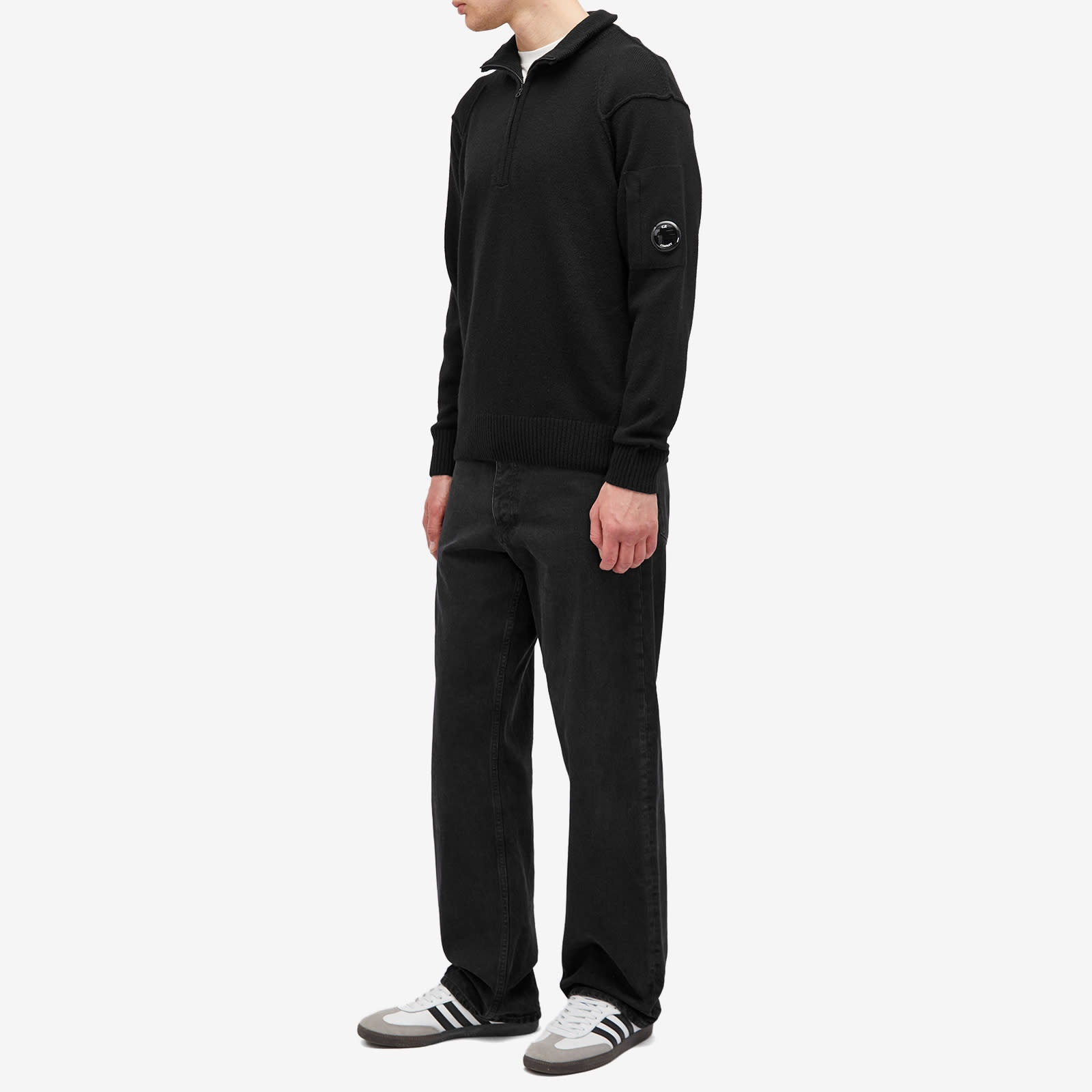 C.P. Company Lambswool Grs Half Zip Knit - 4