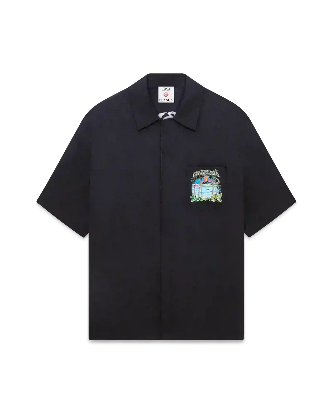 Volcano Short Sleeve Jacquard Classic Shirt - 1