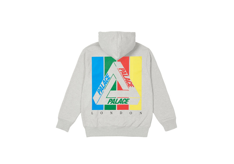 TRI-EMB HOOD GREY MARL - 1