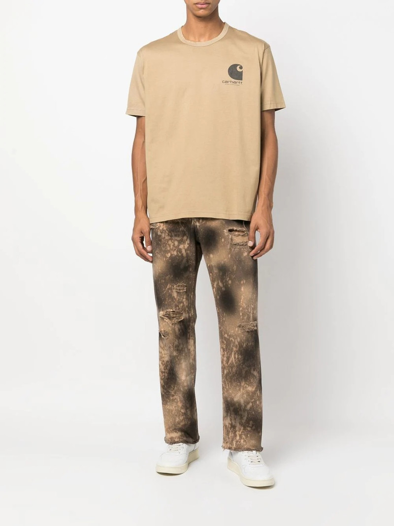 Junya Watanabe MAN logo-print short-sleeve T-shirt outlook
