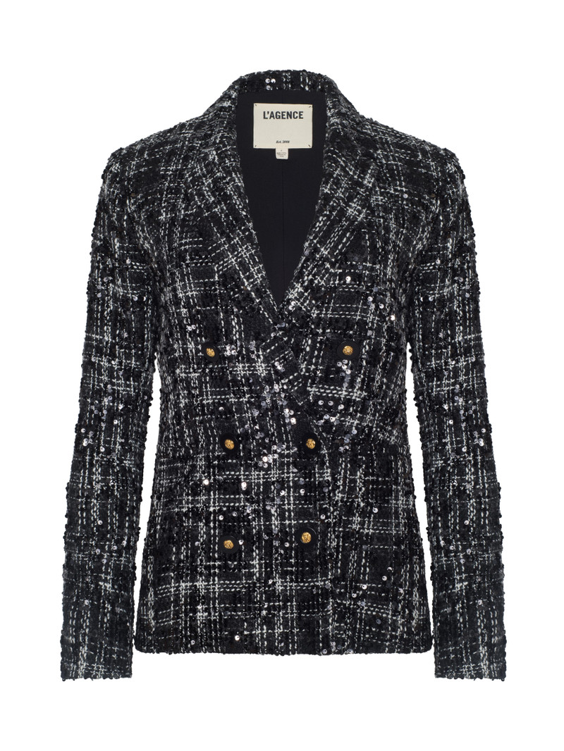Colin Sequined Tweed Blazer 1