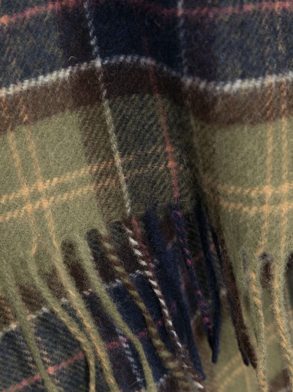 Tartan wool  scarf - 2