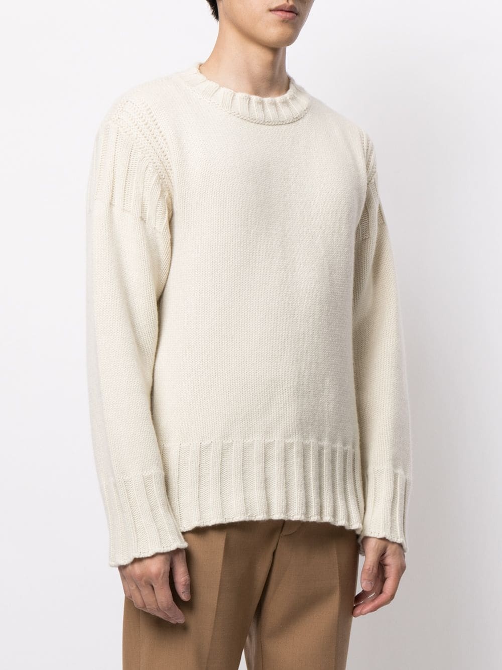 crew-neck cashmere jumper - 3