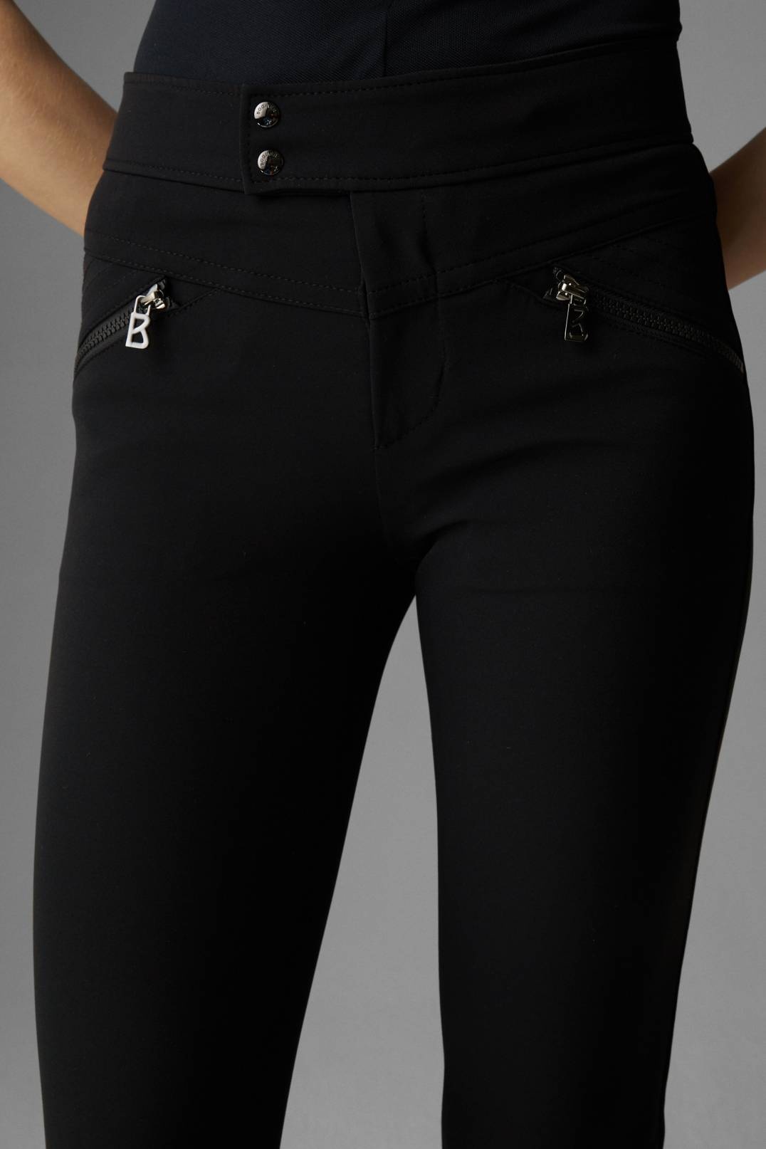 LINDY STRETCH PANTS IN BLACK - 5