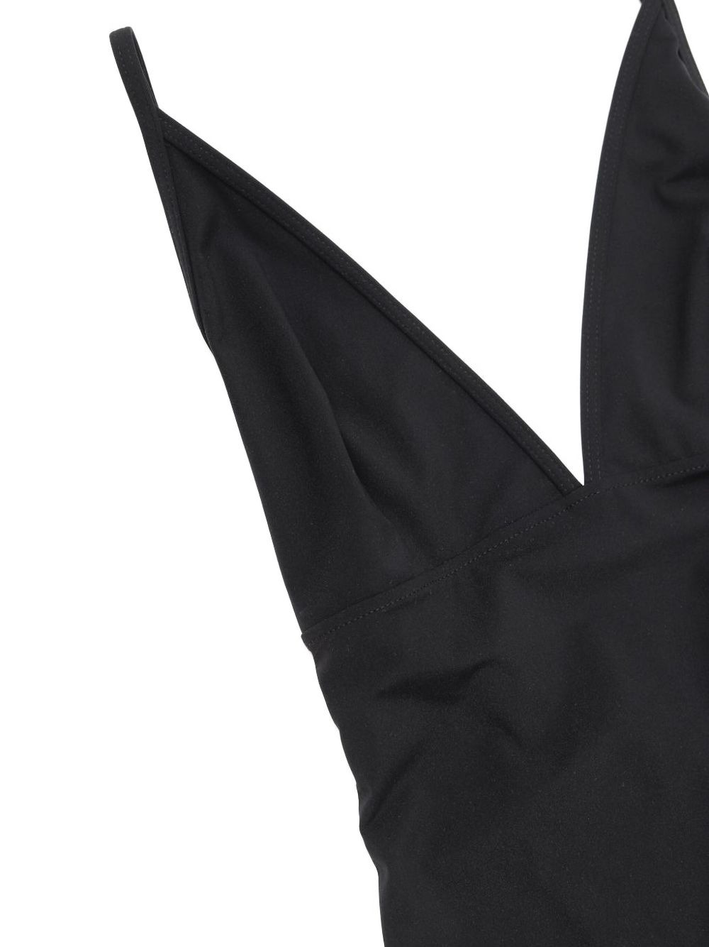 V-neck tie-back swimsuit - 3