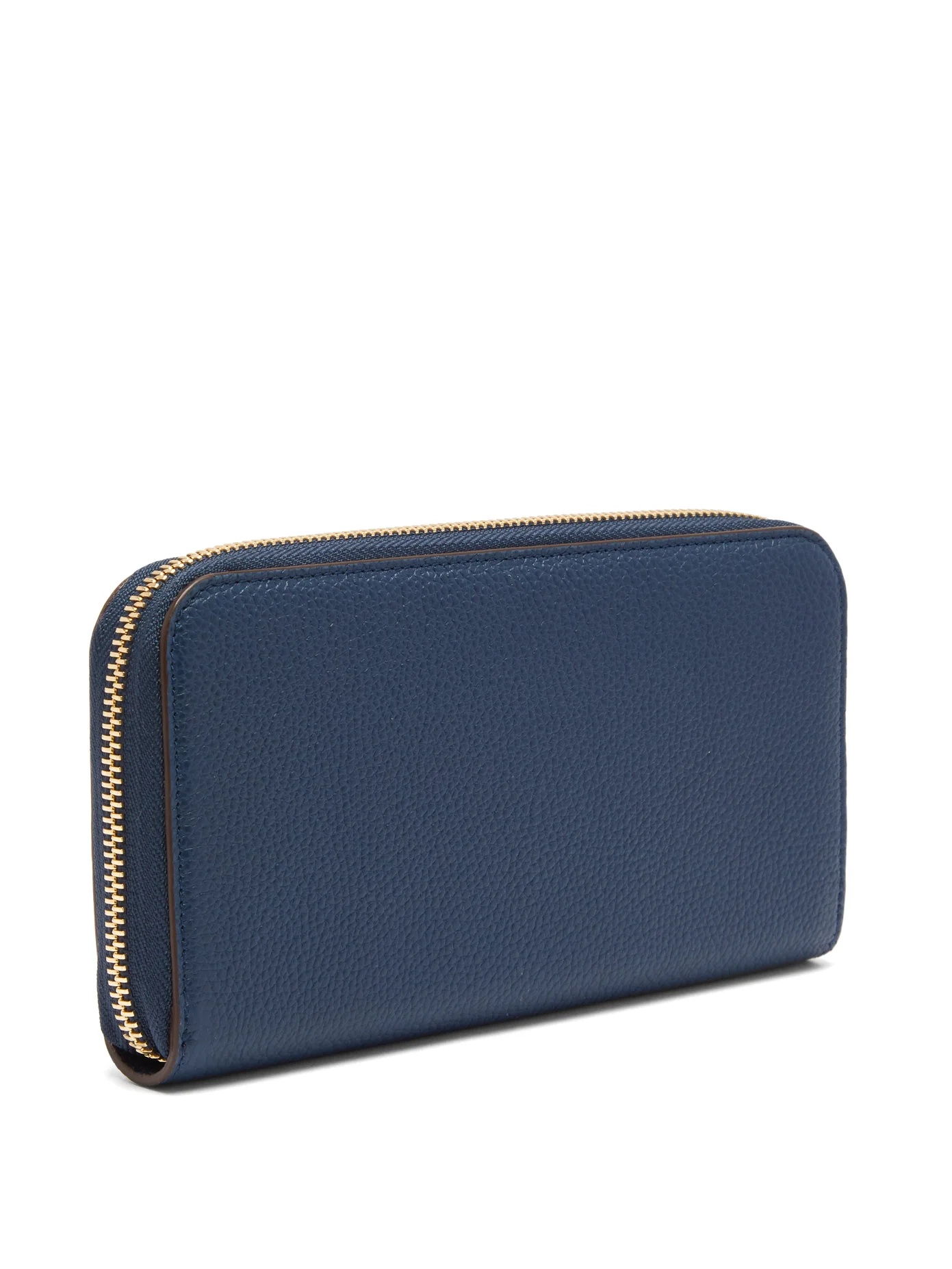 Gerald grained-leather continental wallet - 3