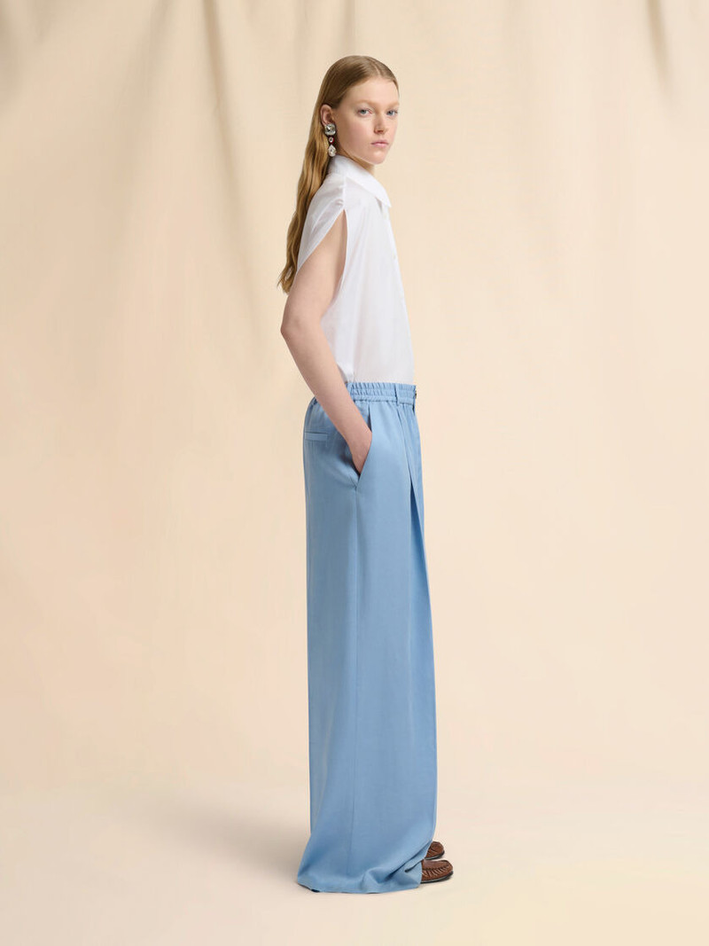 WHITE POPLIN SHIRT WITH CAPE SLEEVES 5