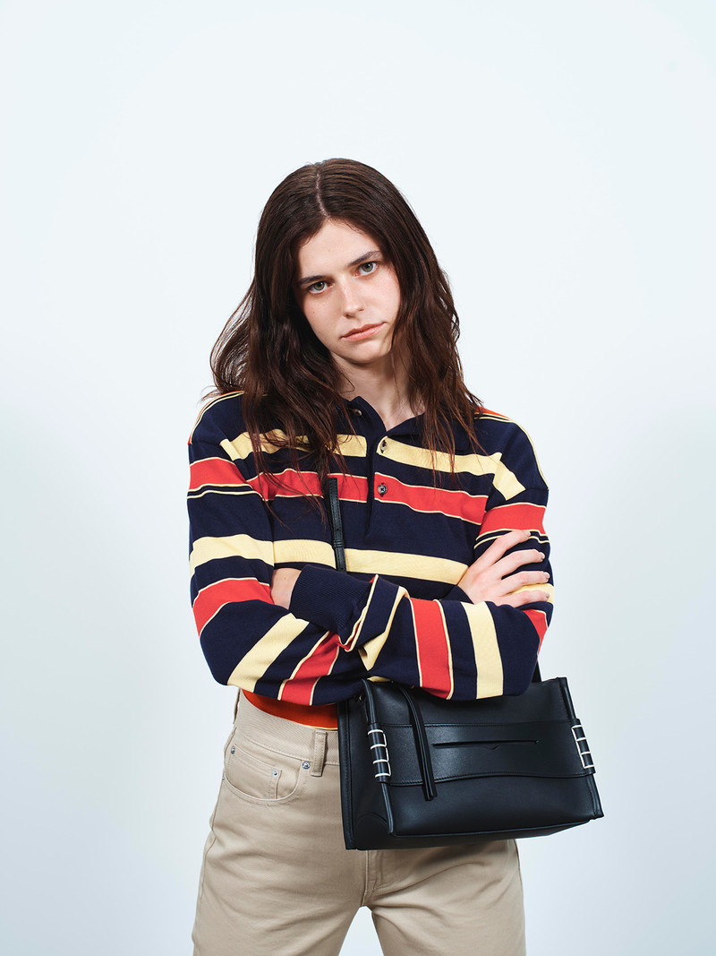 JW Anderson LOAFER BAG IN BLACK LEATHER outlook