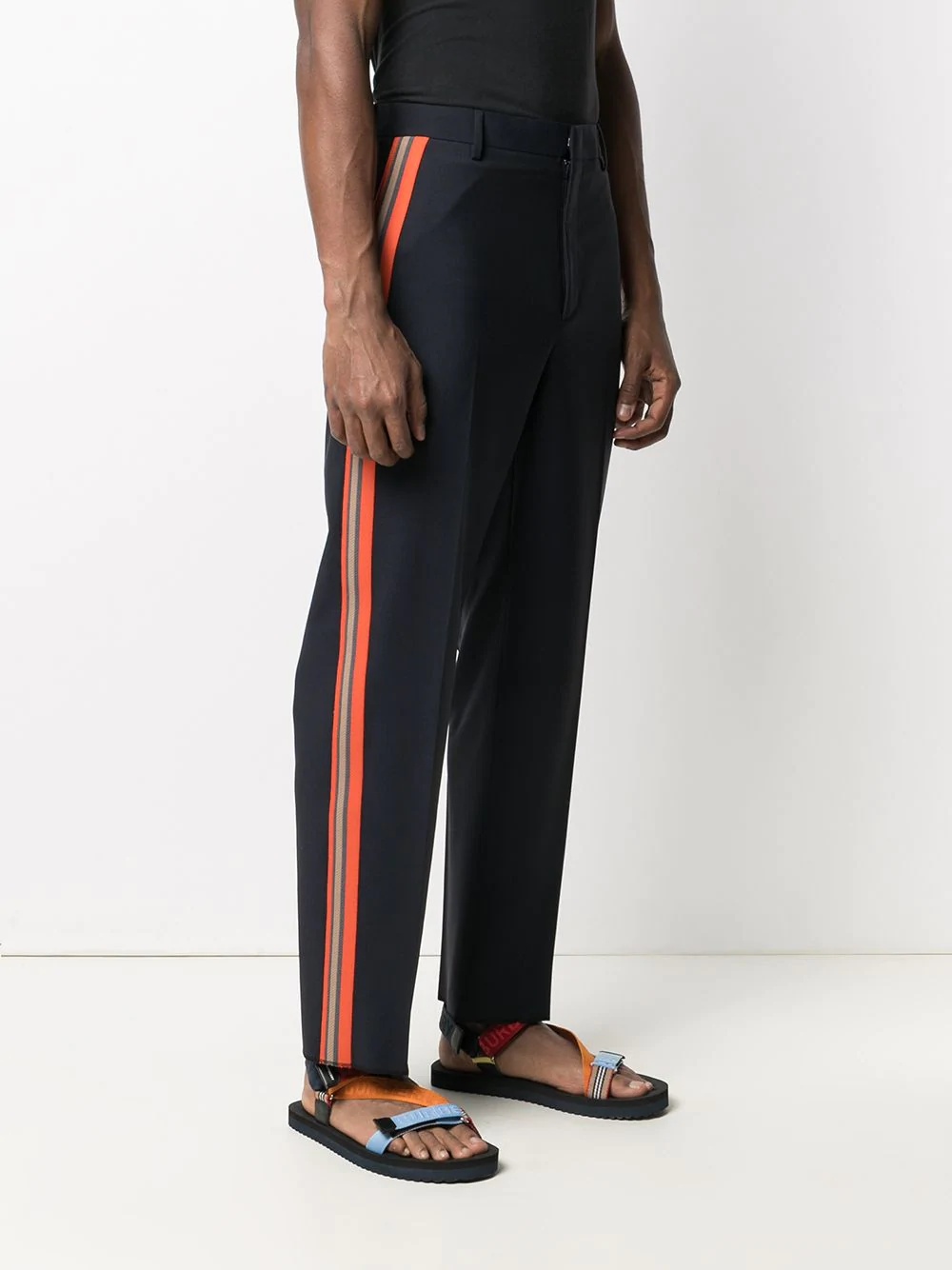 side-stripe tailored trousers - 3