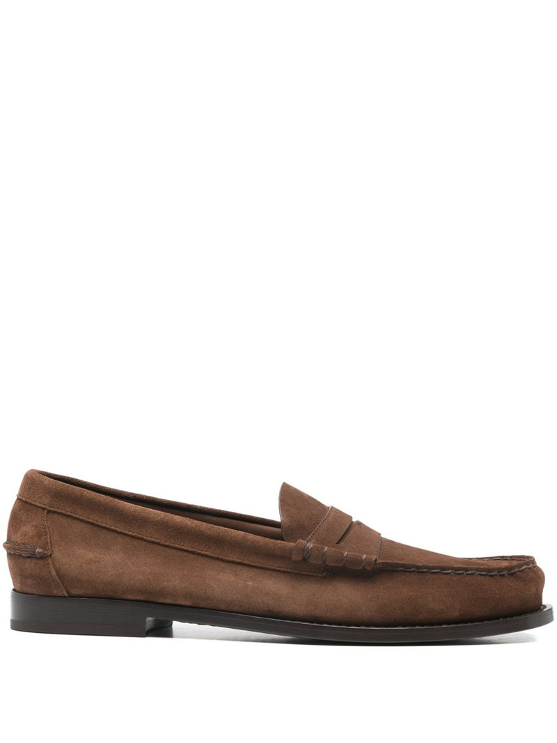 Rowley panelled suede loafers 1