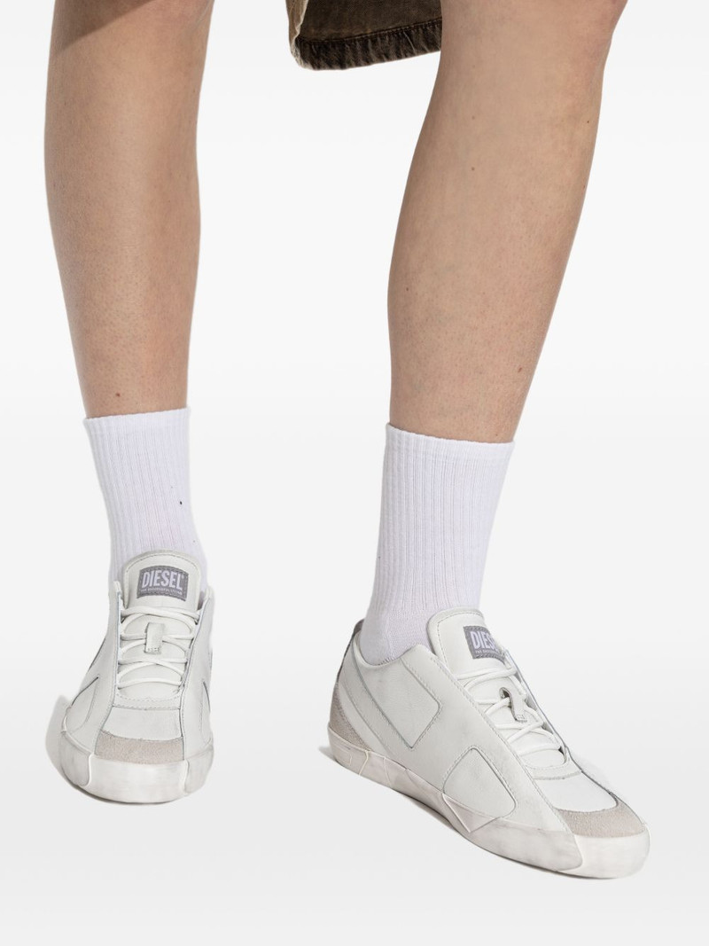 panelled low sneakers 5