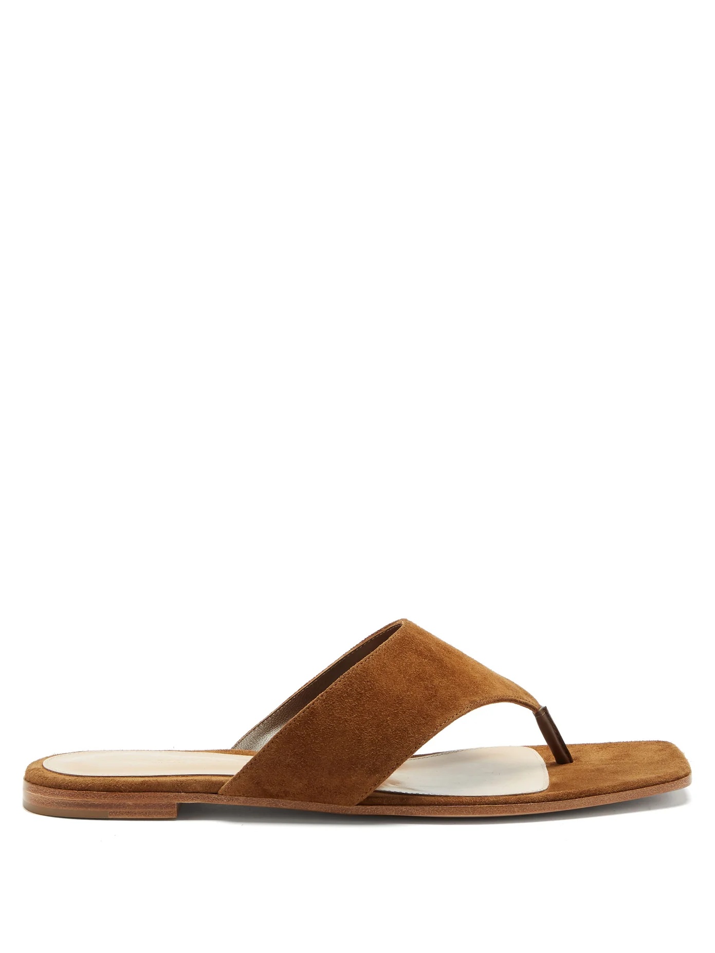 Thong suede sandals - 1