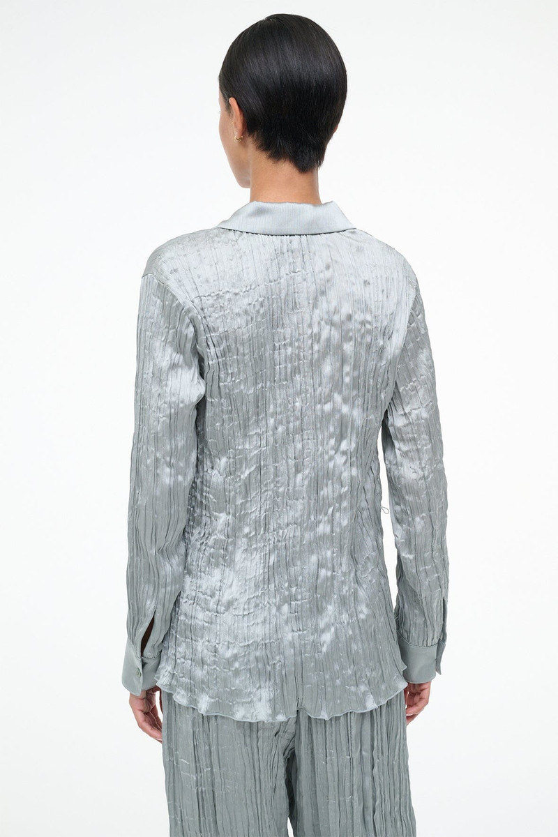 STAUD STAUD SUKI SHIRT SILVER SAGE outlook