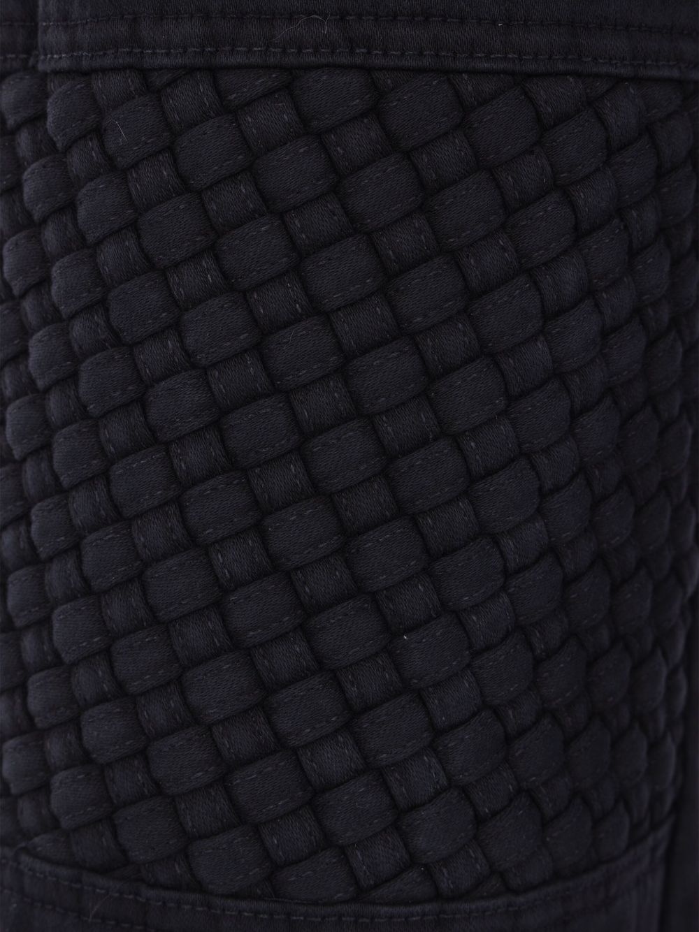 braided-knee cotton trousers - 4