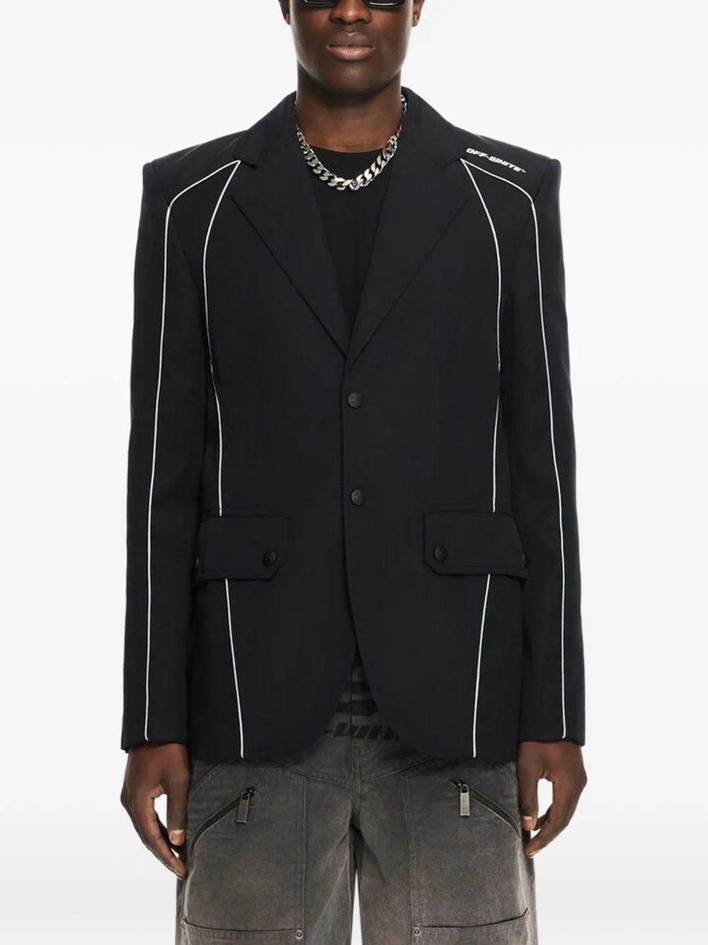 Owr Sporty logo blazer - 1