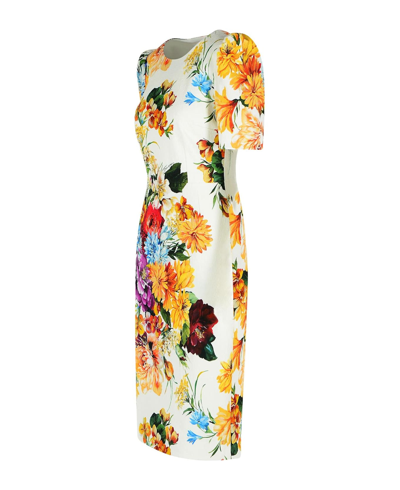 Bouquet Print 'cretonne' Dress - 2