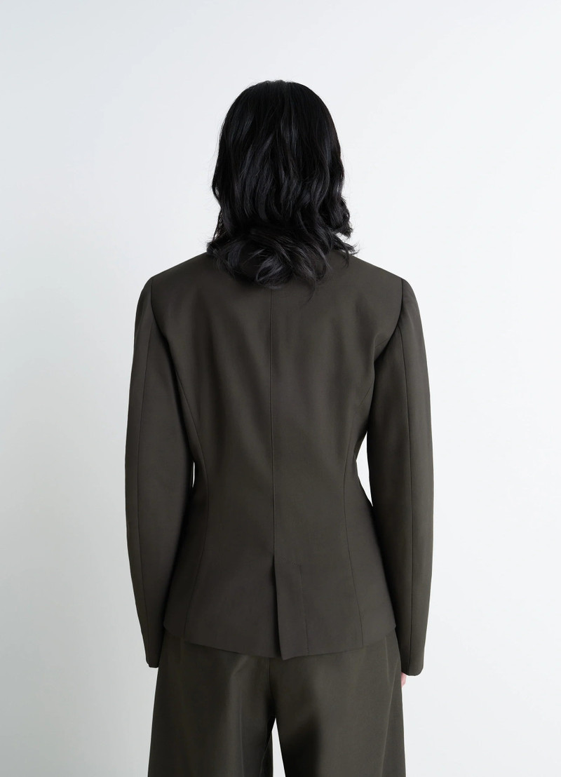 SINGLE-BREASTED FITTED TAILORED JACKET 4