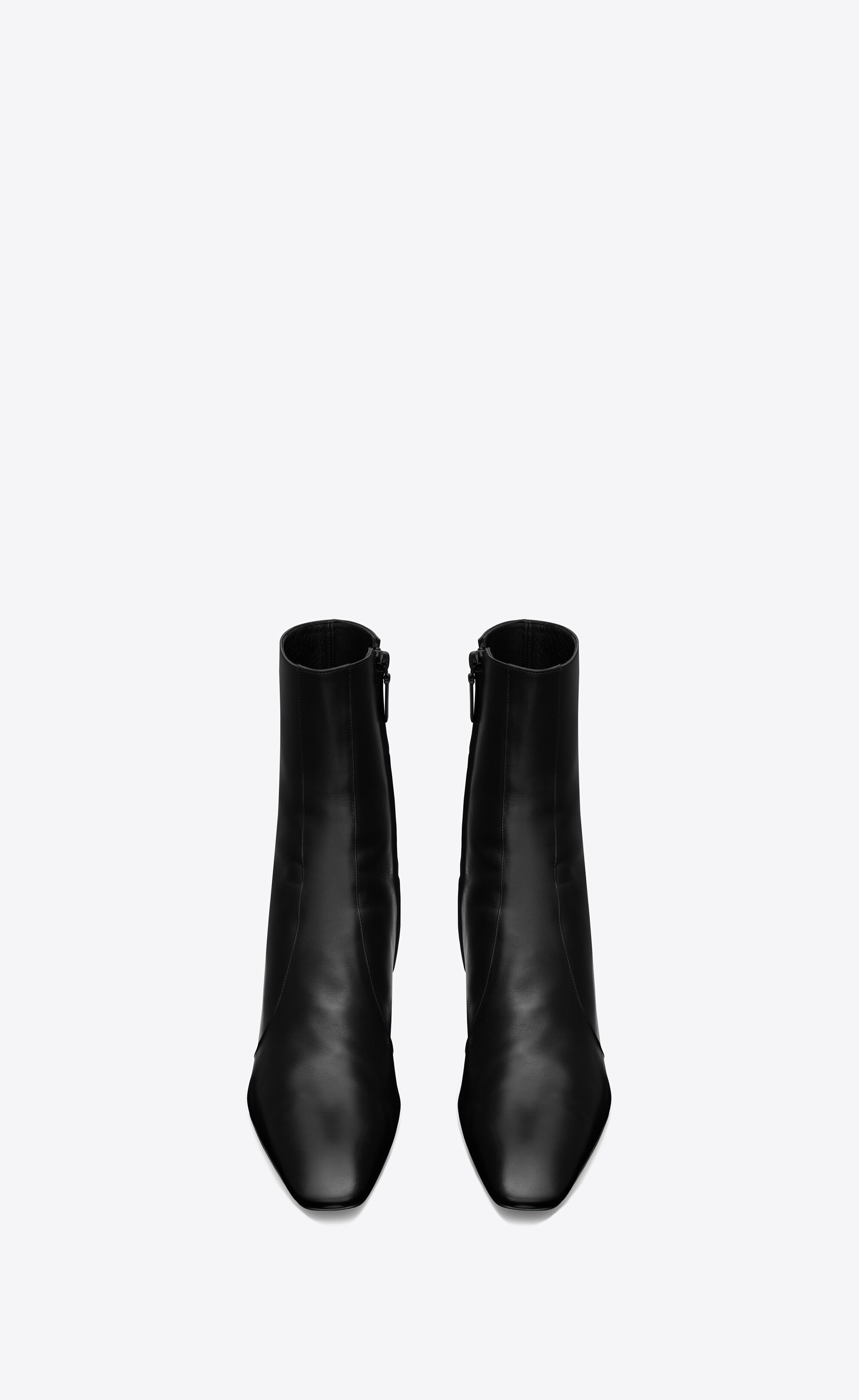 xiv zipped boots in smooth leather - 2