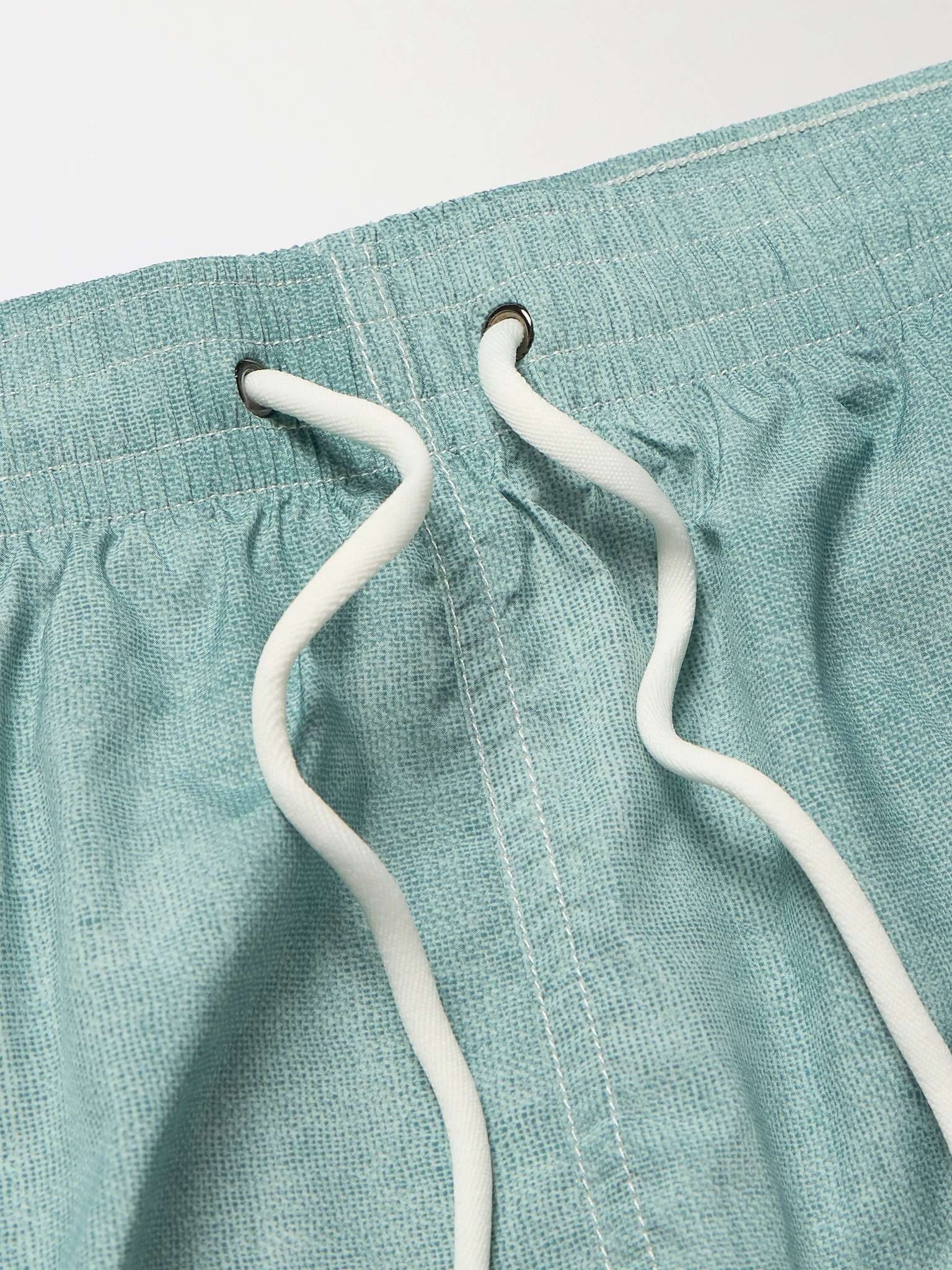 Straight-Leg Mid-Length Printed Swim Shorts - 4