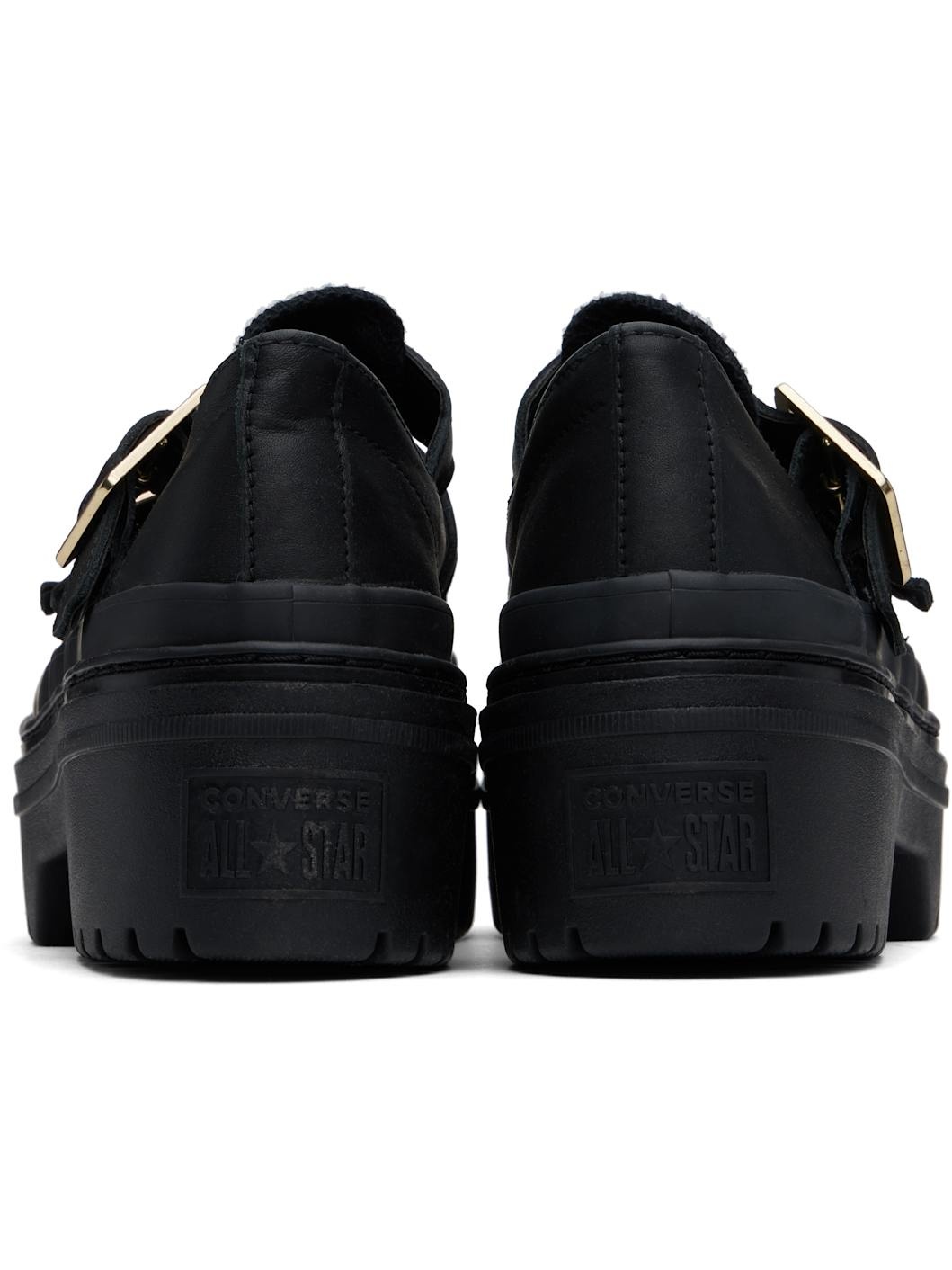 Black Chuck Taylor All Star Mary Jane Platform Sneakers - 2