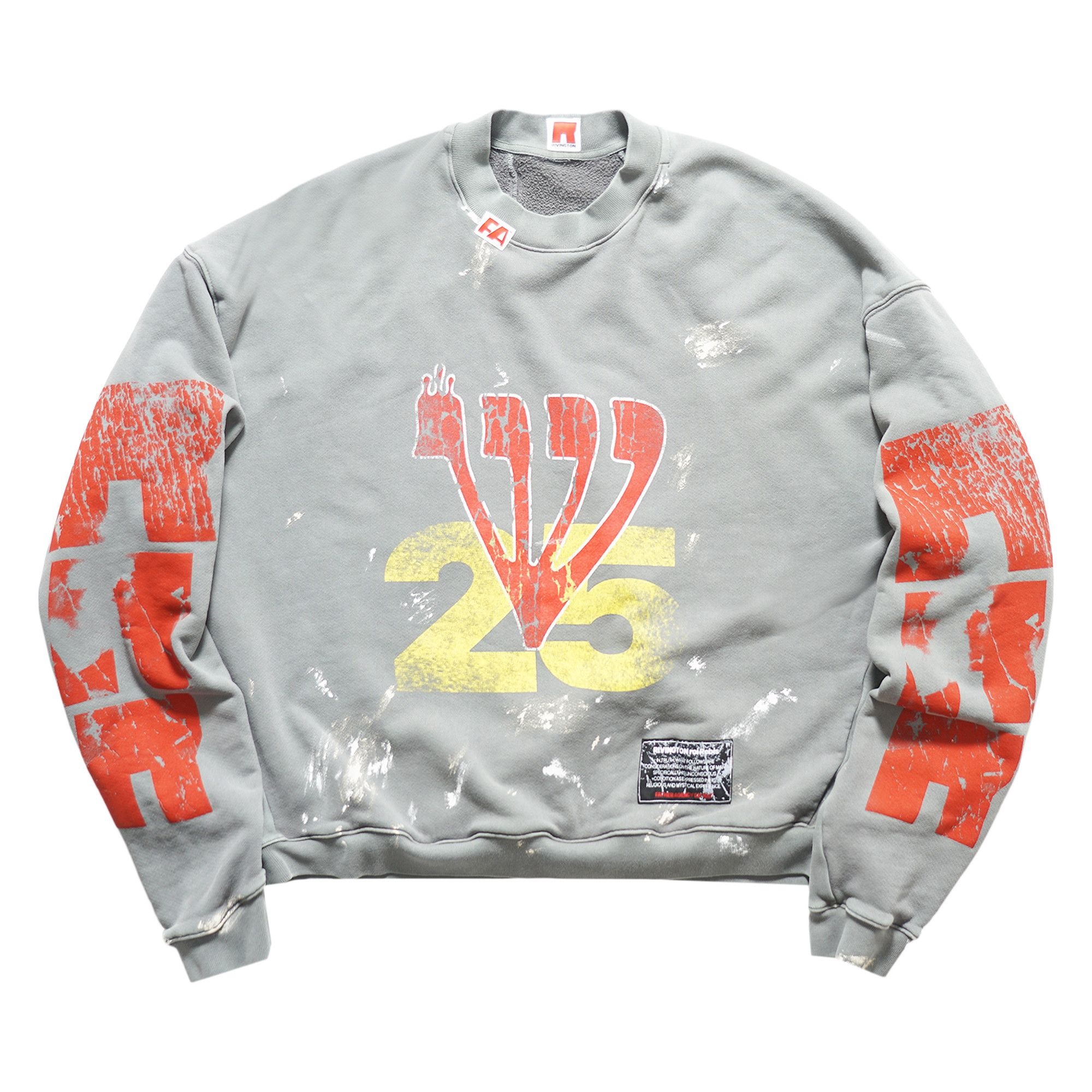 RIVINGTON roi Rebis Love Stuff Crewneck 'Grey' - 1