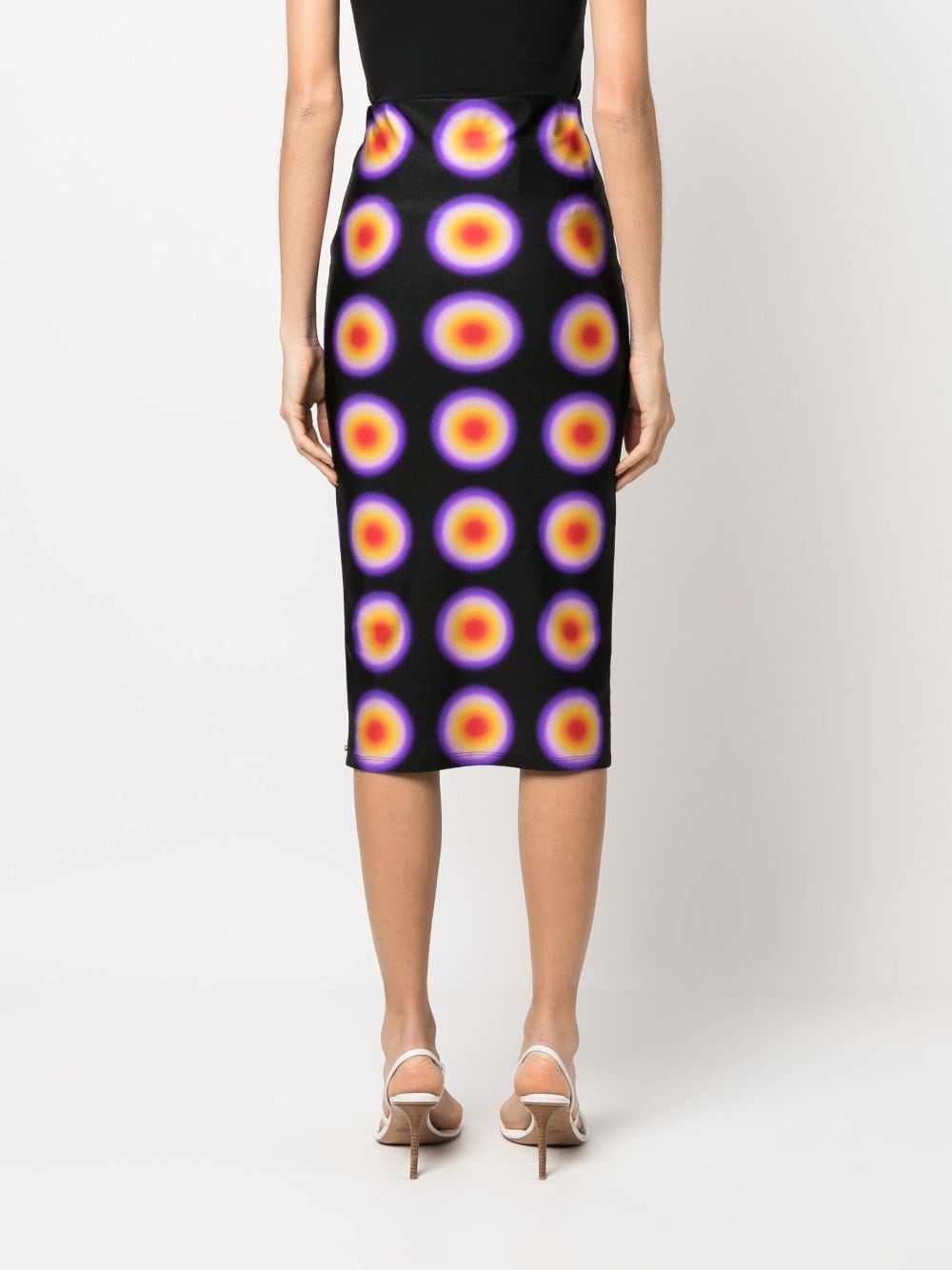 high-waisted pencil skirt - 4