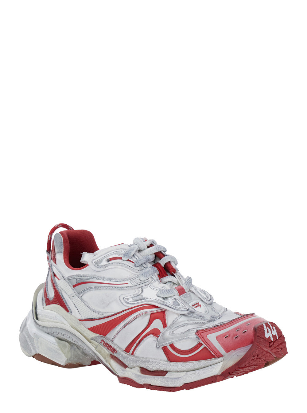 Balenciaga Men 'Runner 2' Multicolor Sneaker With Embossed Logo In Mesh And Nylon Man - 2