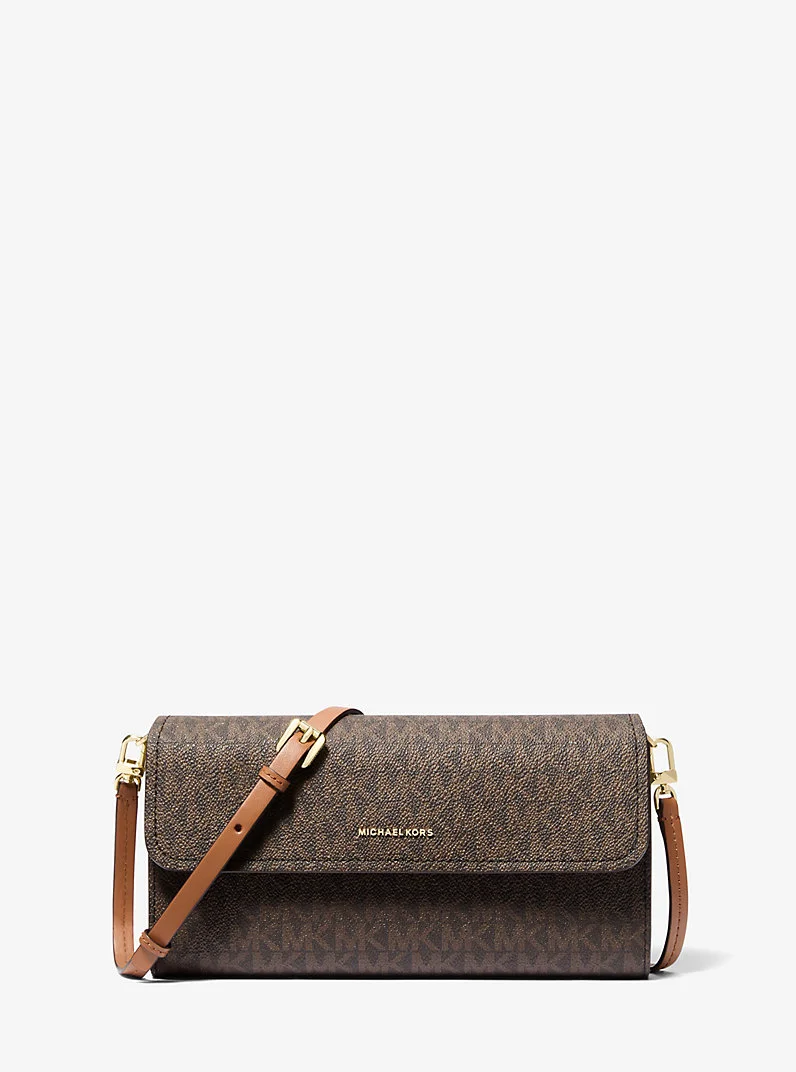 Jet Set Small Signature Logo Smartphone Crossbody Bag - 1
