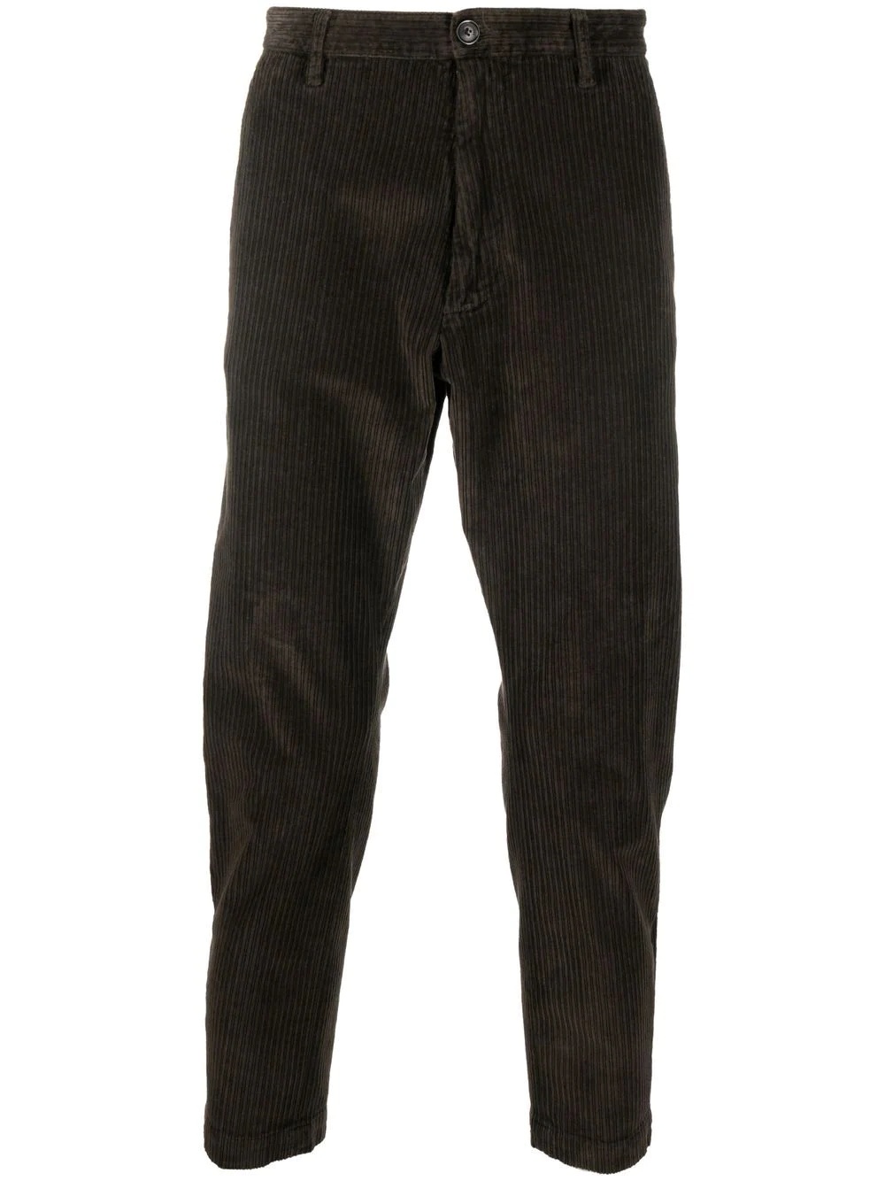 corduroy tapered trousers - 1