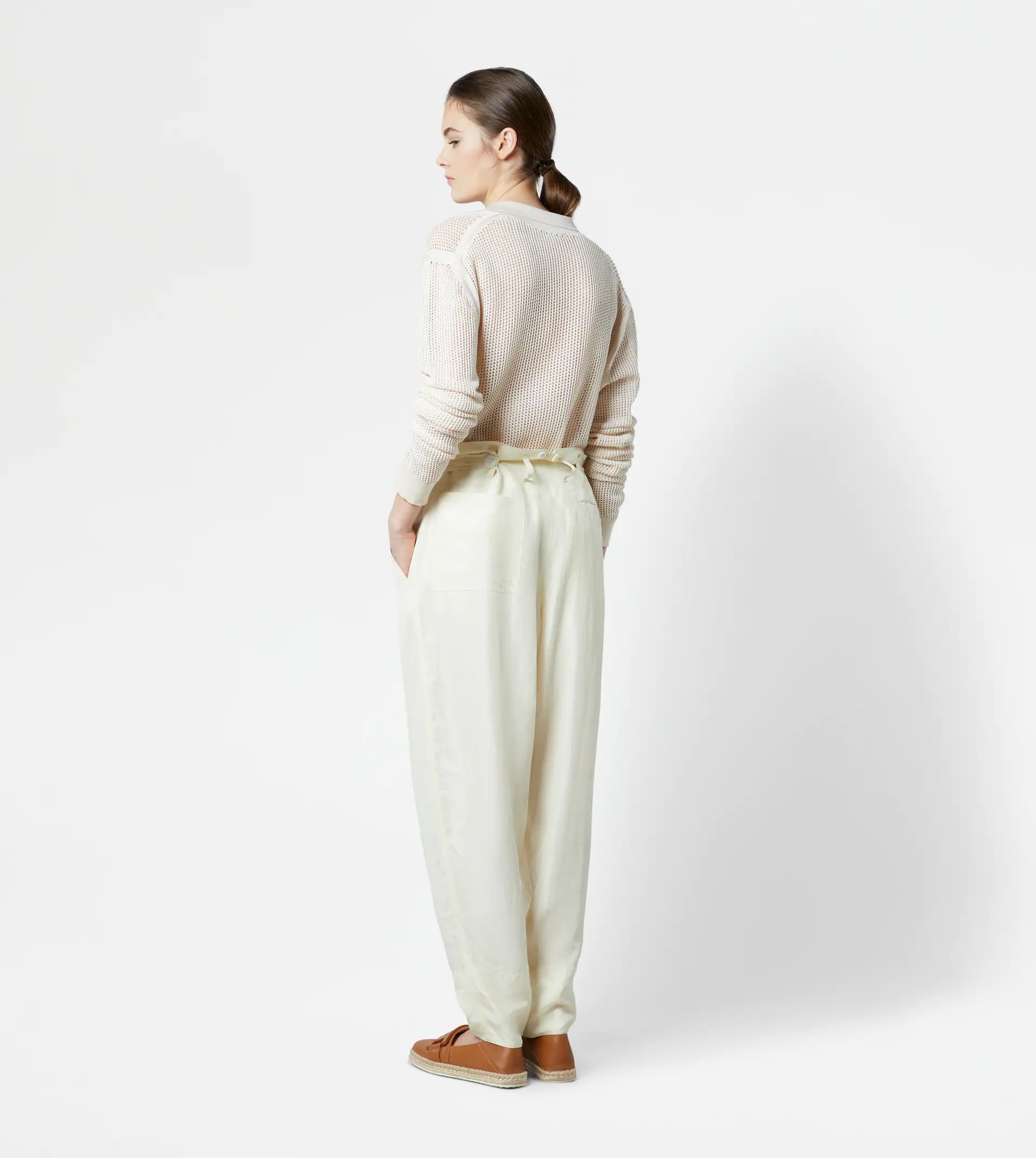 TROUSERS - WHITE - 3