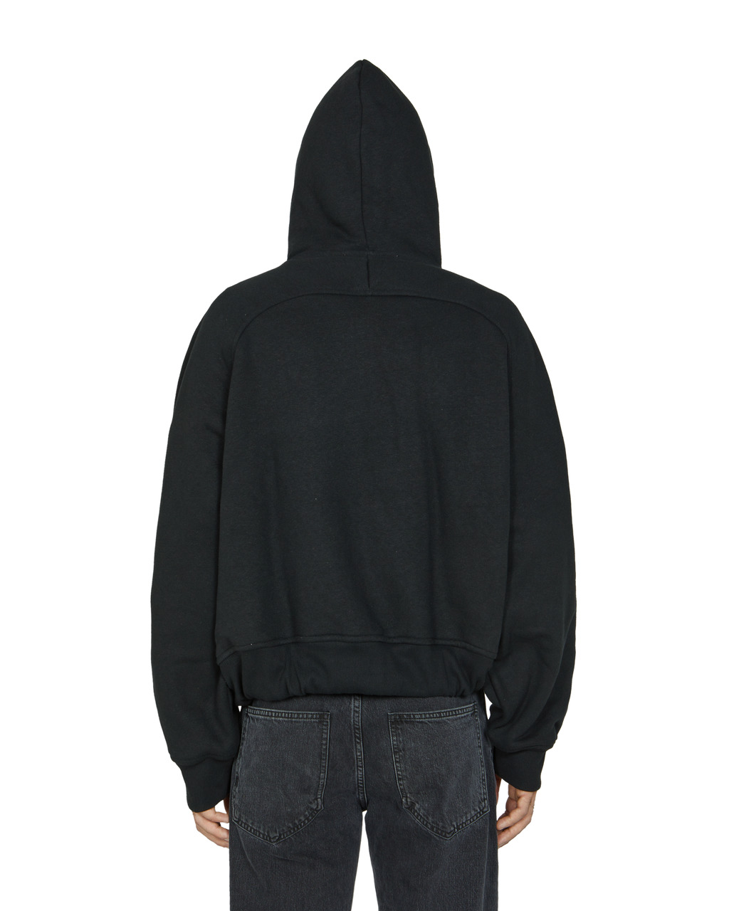 BELTED BUCKLE ZIP HOODIE - 8