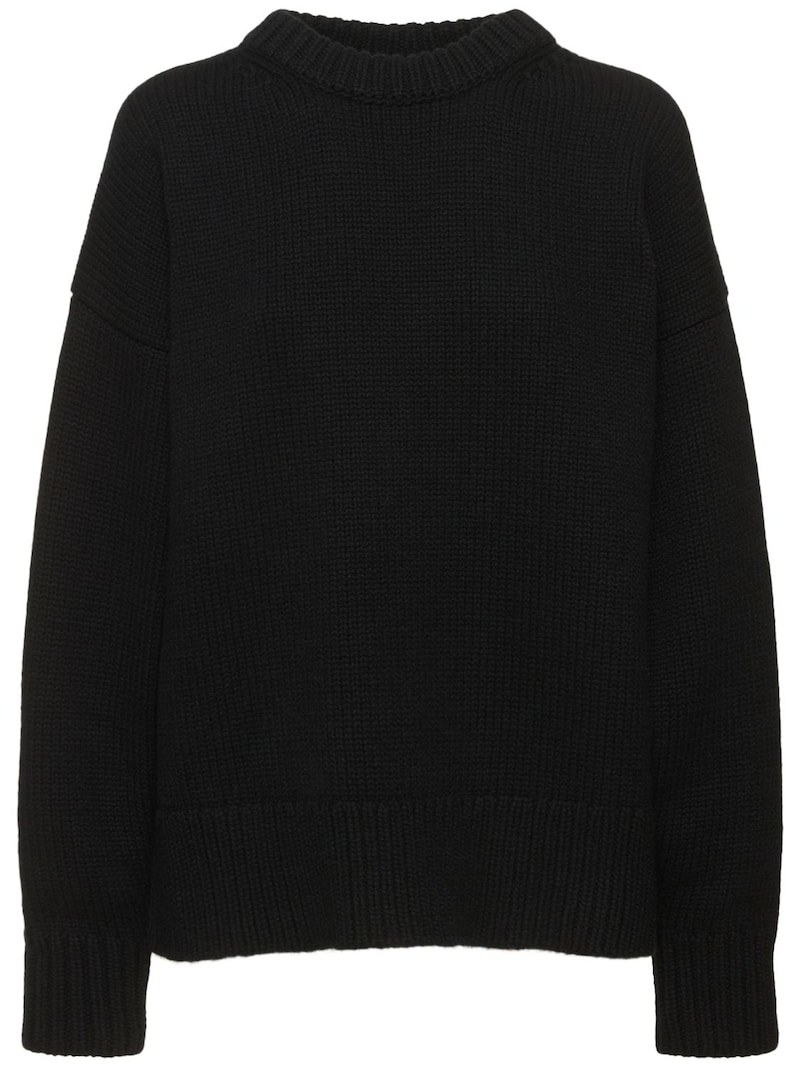 Ophelia wool & cashmere knit sweater - 1