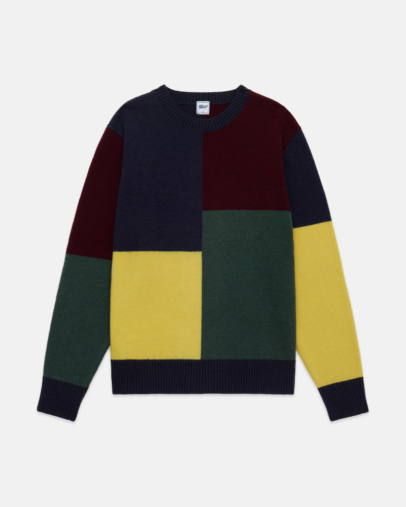 J. PRESS WOOL PANELLED FUN SWEATER - TRIM FIT outlook