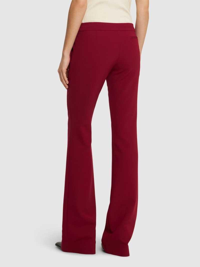 Stretch crepe flared pants - 3