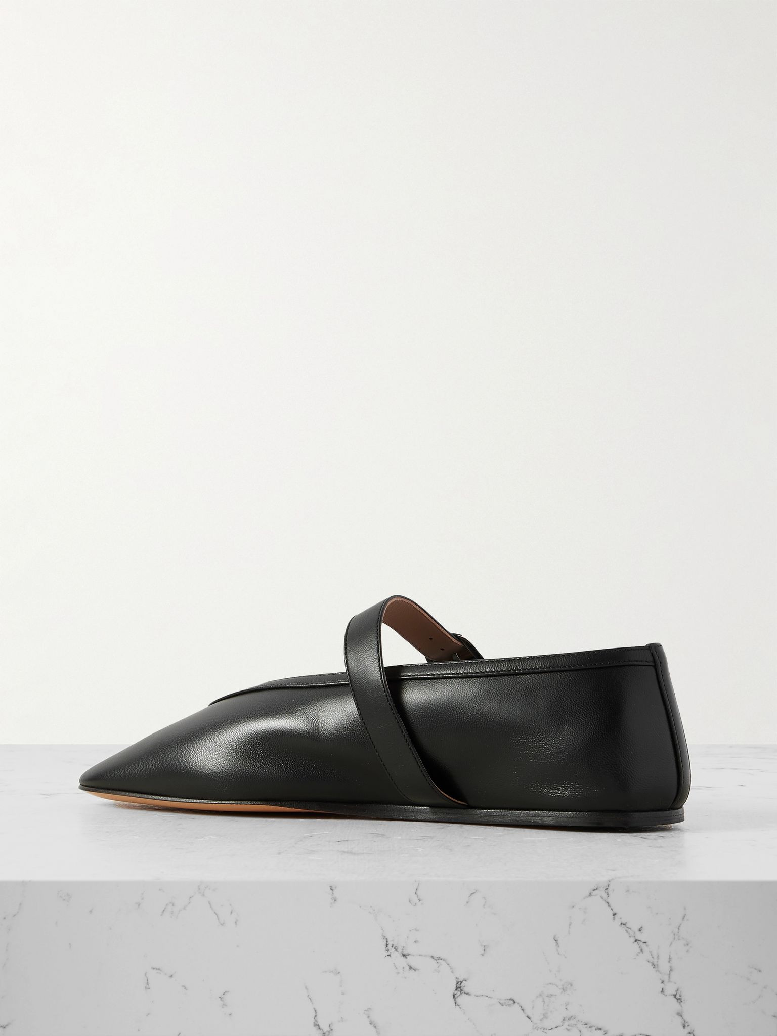 Stella leather Mary Jane ballet flats Black - 3