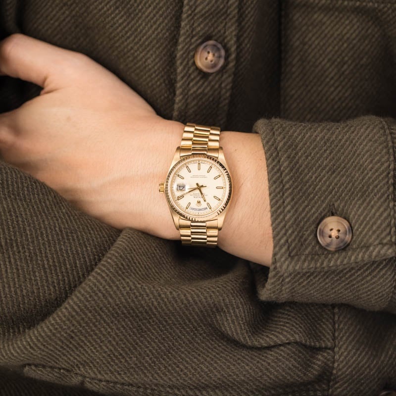 Rolex Day-Date President 18038 Jubilee Dial - 5