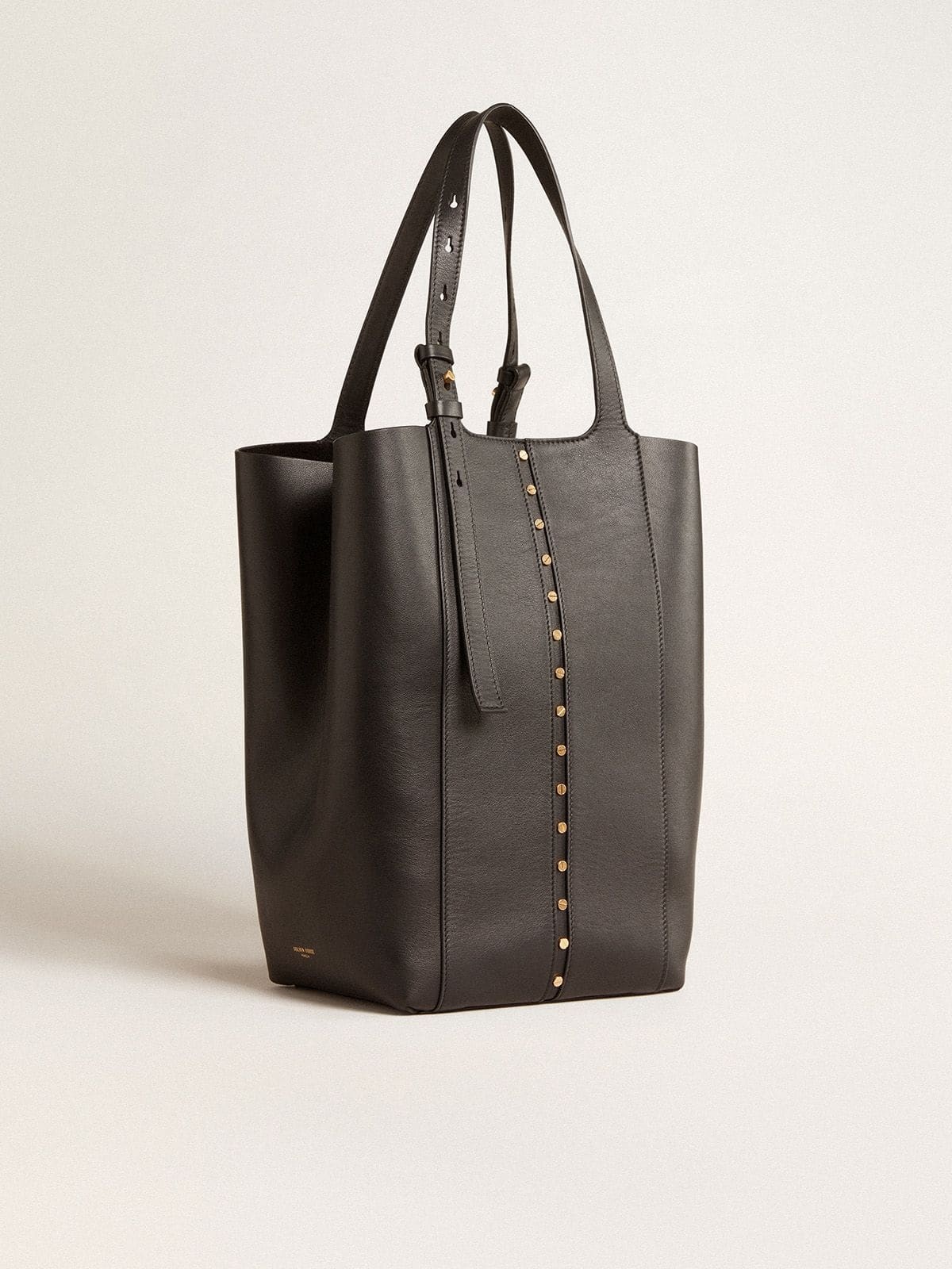 24/7 Bag in black leather with adjustable handles - 2