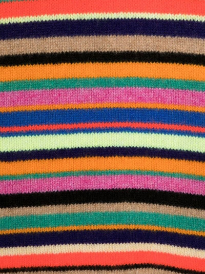 The Elder Statesman stripe-print cashmere scarf outlook