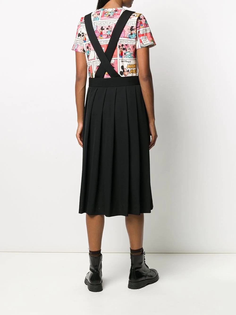 pleated pinafore skirt - 4