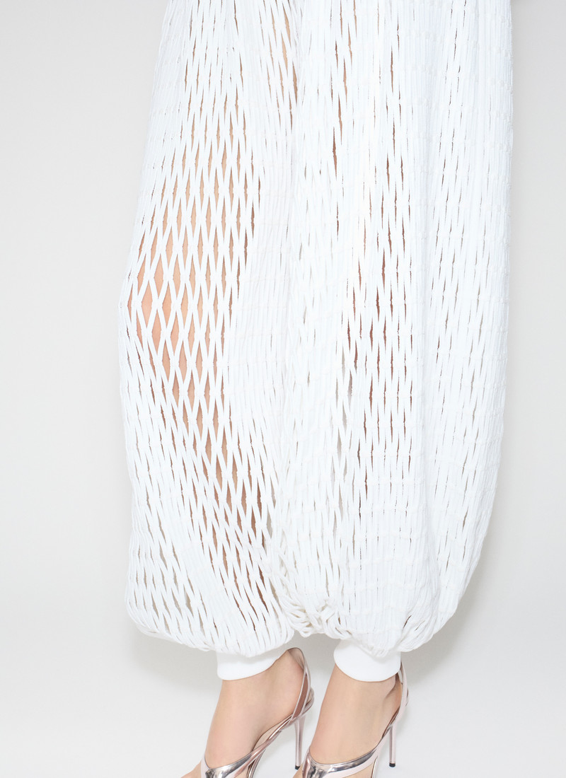 MACRAMÉ KNIT BALLOON PANTS 5