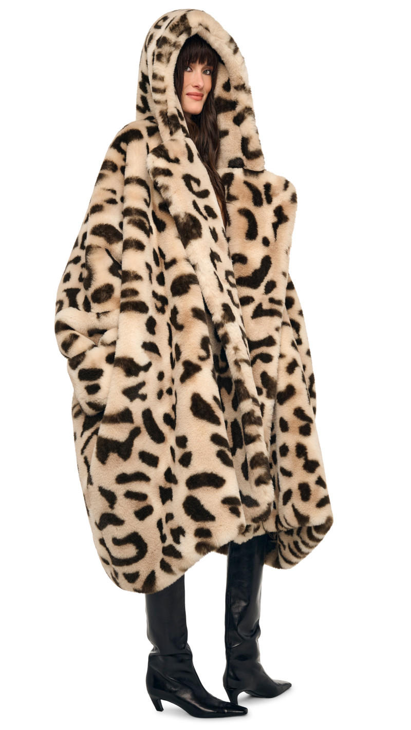 HOODED MODIFIED BLANKET COAT 4
