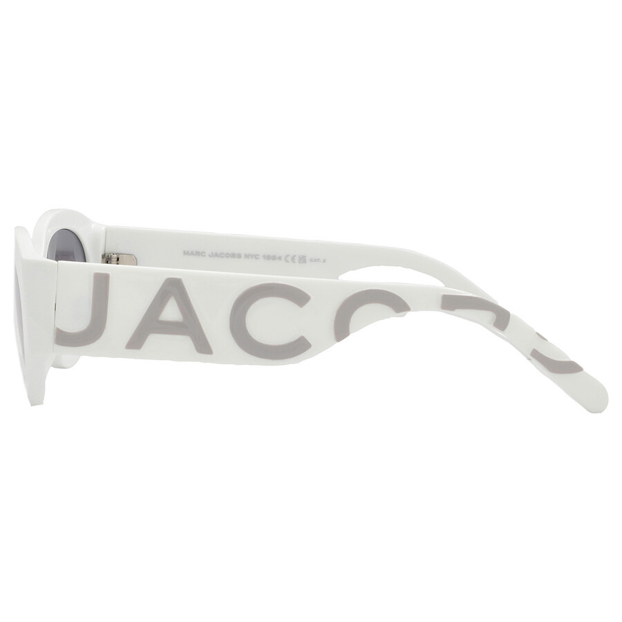 Marc Jacobs Grey Mirrorshade Silver Cat Eye Ladies Sunglasses MARC 694/G/S 0HYM/IC 54 - 4
