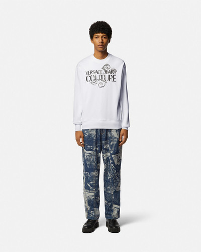 VERSACE JEANS COUTURE Watercolor Couture Logo Sweatshirt outlook
