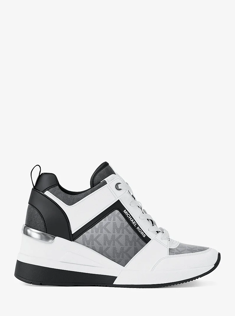 Georgie Ombré Signature Logo Trainer - 1