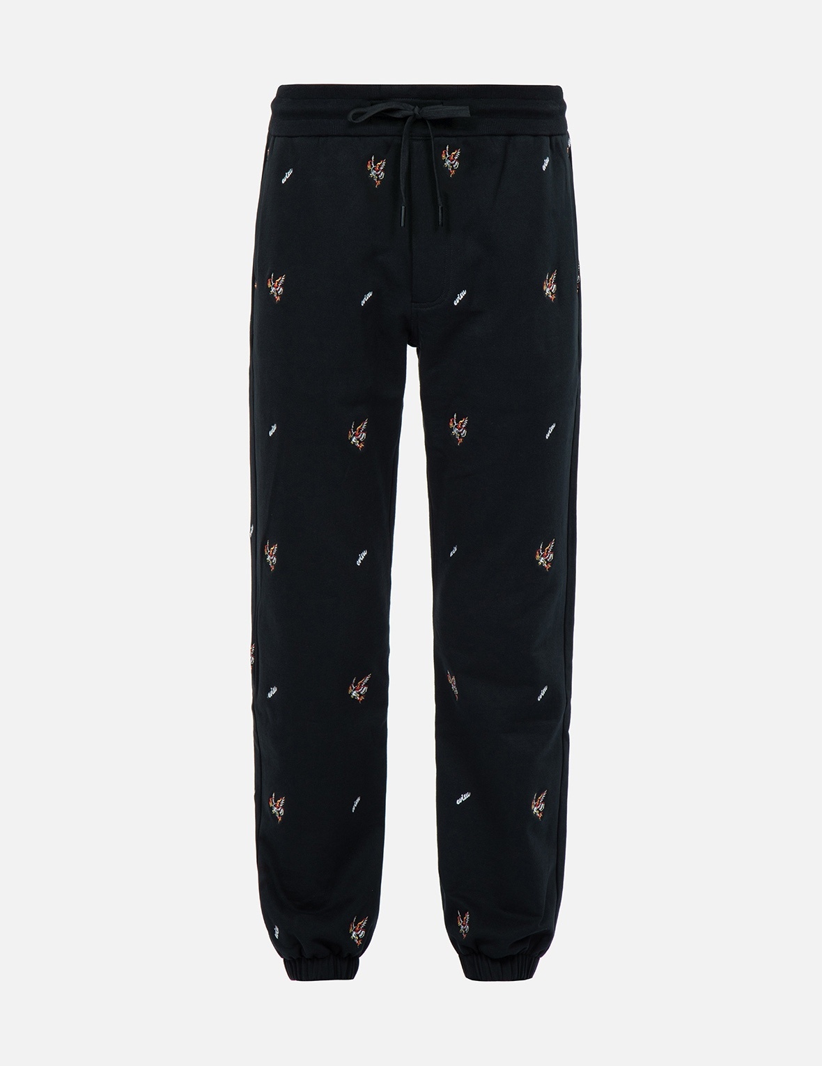 EAGLE AND LOGO ALLOVER EMBROIDERY SWEATPANTS - 1