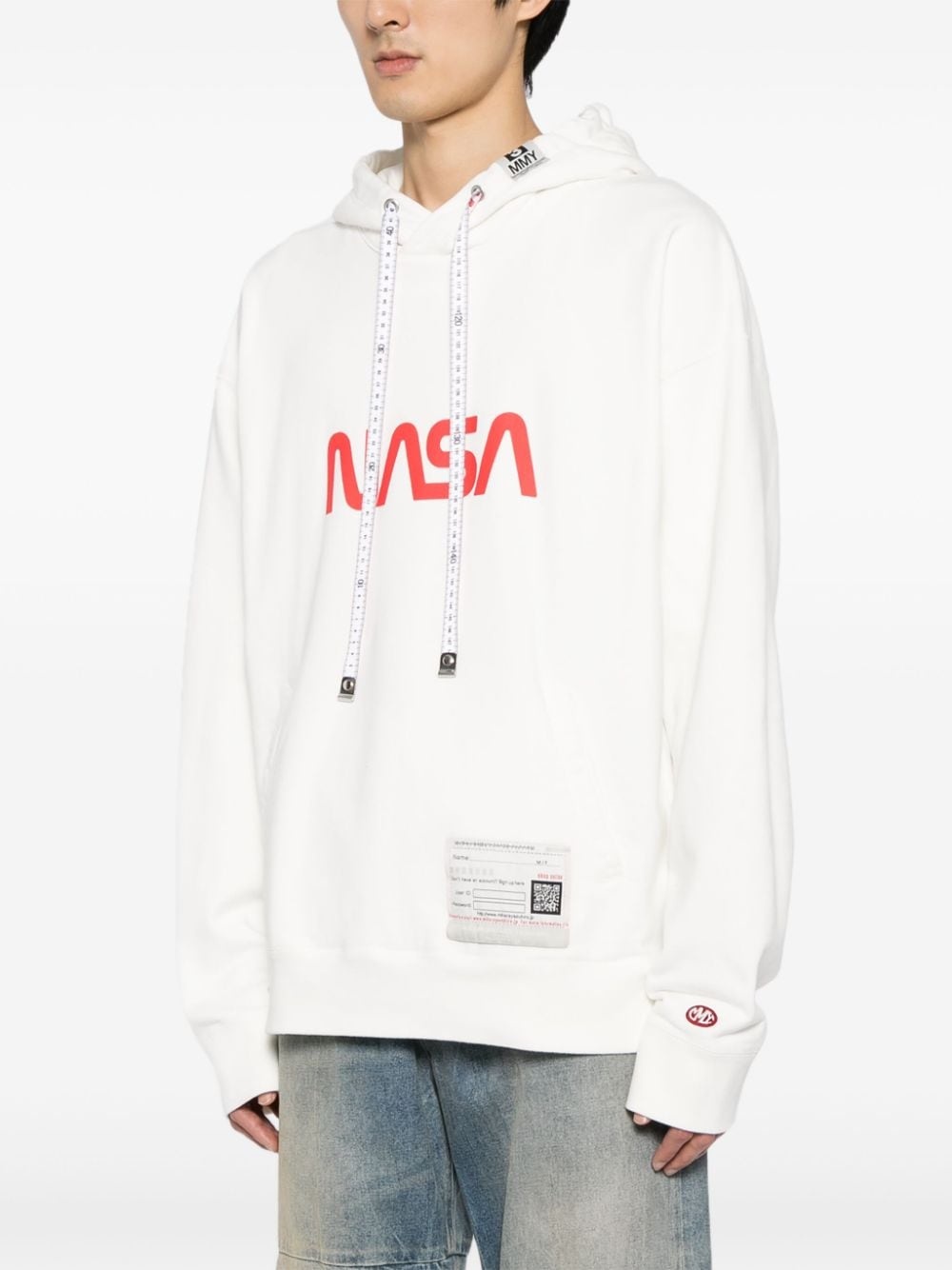 NASA-print cotton hoodie - 3