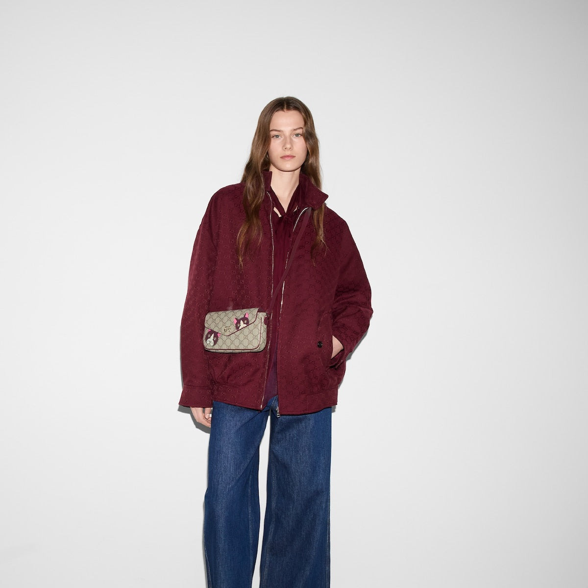Gucci Ophidia Cat Detail Pochette Crossbody - 4