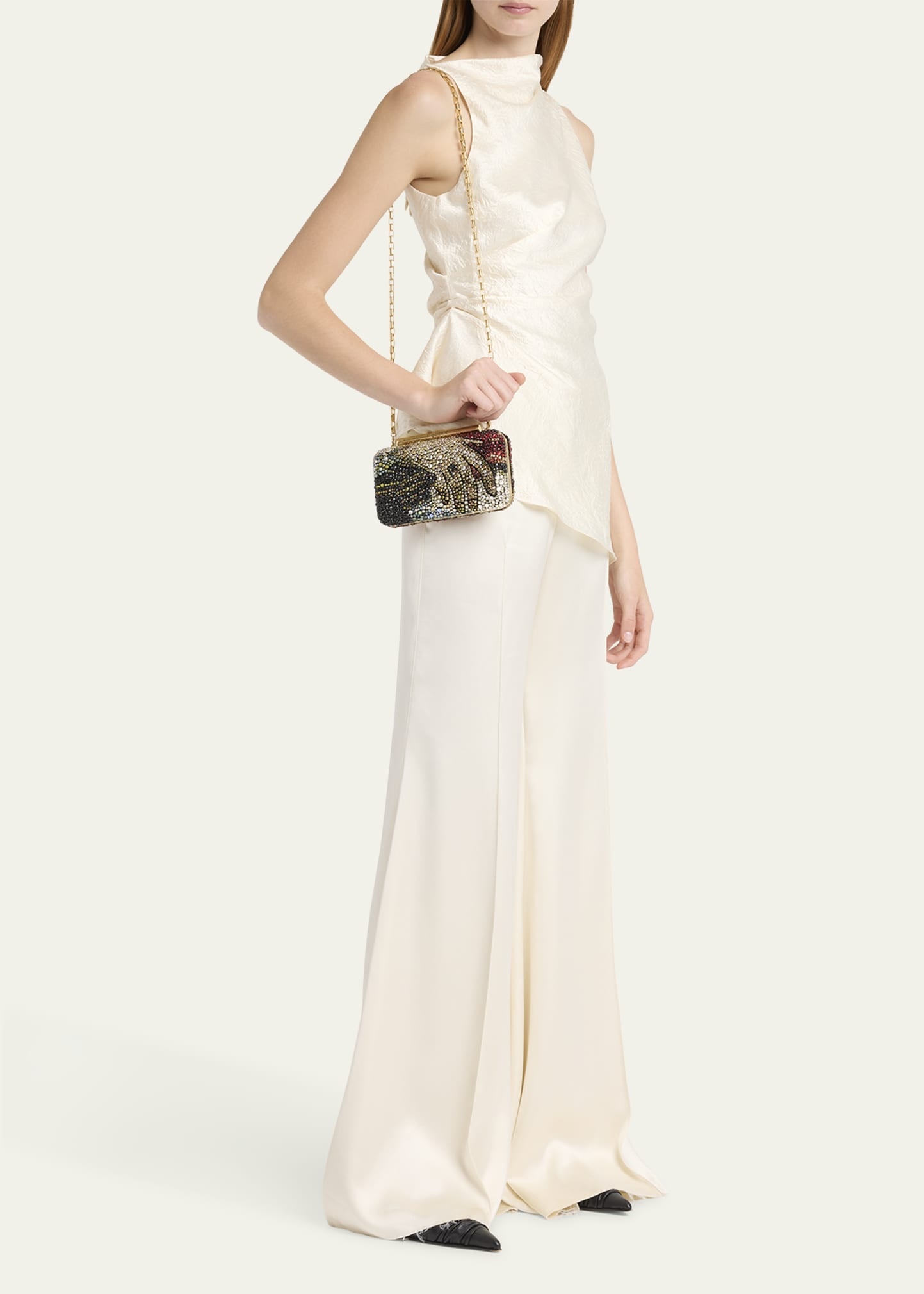 T-Bar Box Clutch Bag - 5