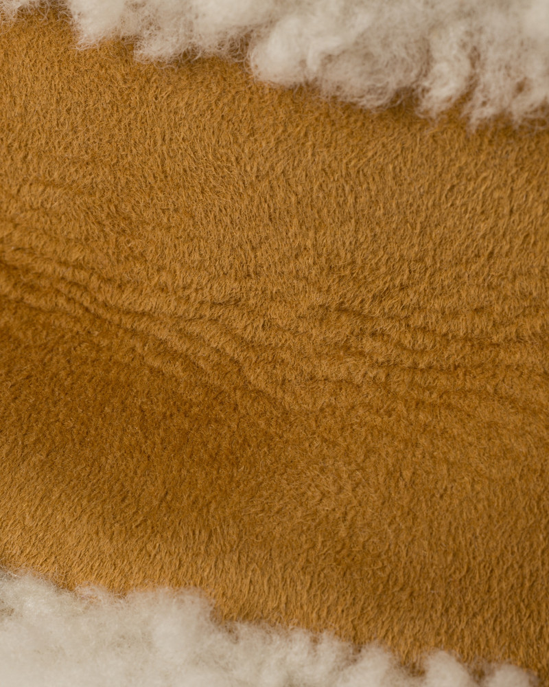 Suede shearling bucket hat 4